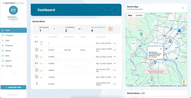 Dashboard Prototype Animation