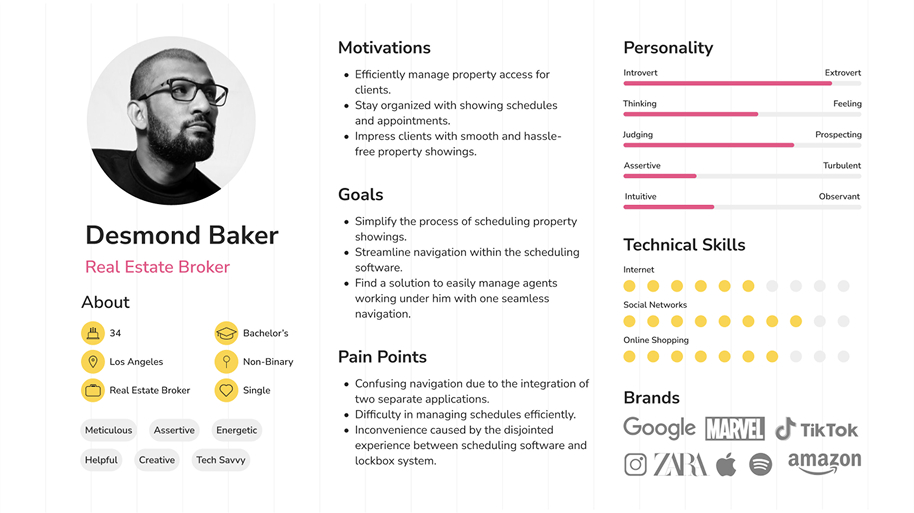 Persona Profile: Desmond Baker