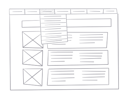 Horizontal Dropdown Interaction